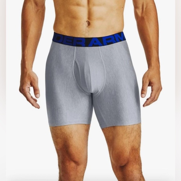 Under Armour Men's Multi-Pack (2) Standard Tech 6" Inseam Boxer Brief 5XL New - Picture 1 of 5